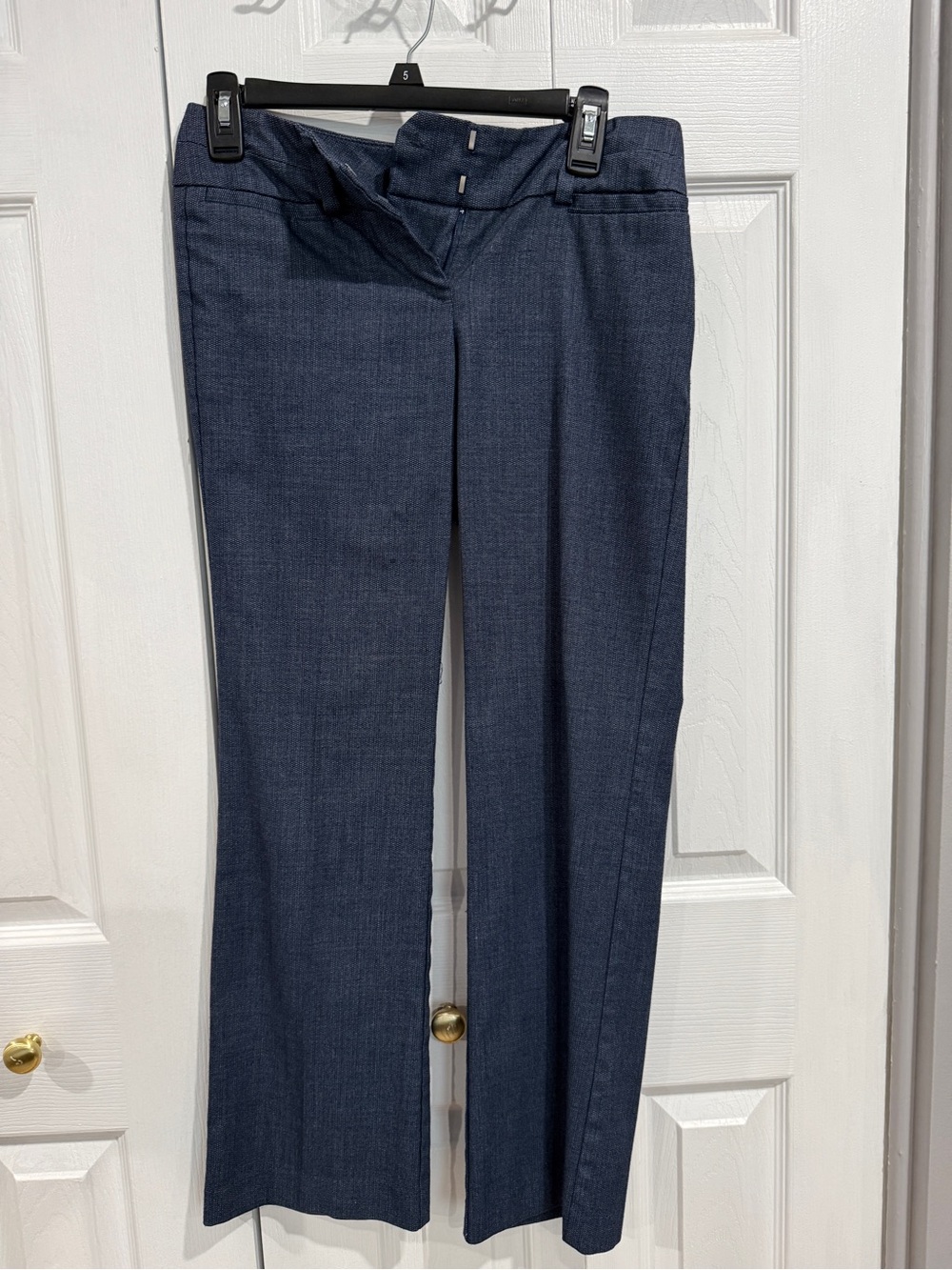 New York & Company Navy Tailored Dress Pants